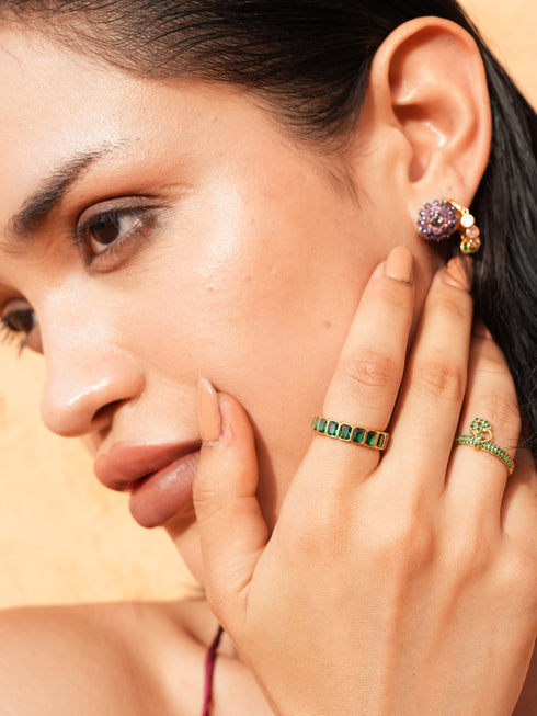 GREEN ONYX RING