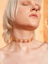 HIGH SHINE FLOWER CHOKER