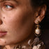 GOLD SCARAB DANGLERS