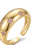 PINK STAR DOME RING