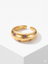 VIOLET STAR DOME RING