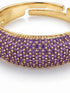 AMETHYST PAVE RING