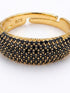 BLACK PAVE RING