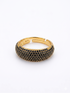 BLACK PAVE RING