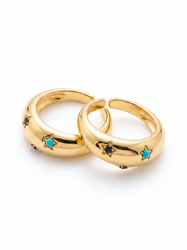 TURQUOISE CRYSTAL RING