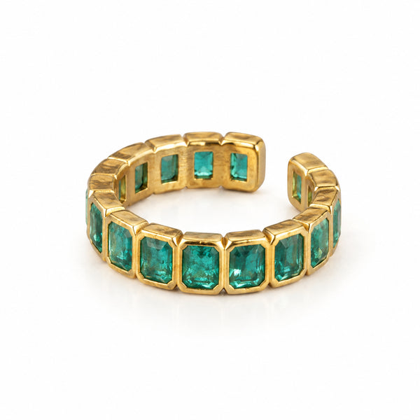 AQUAMARINE ONYX RING